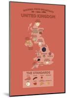 United Kingdom by Regional Fried Breakfasts-Stephen Wildish-Mounted Art Print