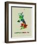 United Kingdom Color Splatter Map-NaxArt-Framed Art Print