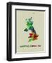 United Kingdom Color Splatter Map-NaxArt-Framed Art Print