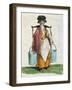 United Kingdom, England, a Peasant Woman Carrying Water-null-Framed Giclee Print