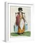 United Kingdom, England, a Peasant Woman Carrying Water-null-Framed Giclee Print