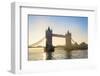 United Kingdom, England, London. Early morning sun rising behind Tower Bridge over the River Thames-Jason Langley-Framed Photographic Print