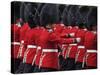 United Kingdom, England, London, the Mall, Trooping of the Colour, Solders/Guards-Jane Sweeney-Stretched Canvas