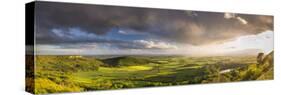 United Kingdom, England, North Yorkshire. a Clearing Storm over Sutton Bank.-Nick Ledger-Stretched Canvas