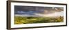 United Kingdom, England, North Yorkshire. a Clearing Storm over Sutton Bank.-Nick Ledger-Framed Photographic Print