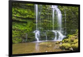 United Kingdom, England, North Yorkshire, Settle, Scaleber Force at Springtime.-Nick Ledger-Framed Photographic Print