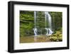 United Kingdom, England, North Yorkshire, Settle, Scaleber Force at Springtime.-Nick Ledger-Framed Photographic Print