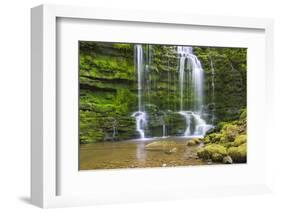 United Kingdom, England, North Yorkshire, Settle, Scaleber Force at Springtime.-Nick Ledger-Framed Photographic Print