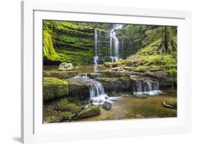 United Kingdom, England, North Yorkshire, Settle, Scaleber Force at Springtime.-Nick Ledger-Framed Photographic Print