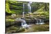 United Kingdom, England, North Yorkshire, Settle, Scaleber Force at Springtime.-Nick Ledger-Stretched Canvas