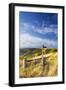 United Kingdom, England, North Yorkshire, Sutton Bank. a Signpost on the Cleveland Way-Nick Ledger-Framed Photographic Print