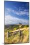 United Kingdom, England, North Yorkshire, Sutton Bank. a Signpost on the Cleveland Way-Nick Ledger-Mounted Photographic Print