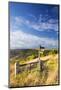 United Kingdom, England, North Yorkshire, Sutton Bank. a Signpost on the Cleveland Way-Nick Ledger-Mounted Photographic Print