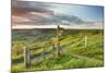 United Kingdom, England, North Yorkshire, Sutton Bank. a Signpost on the Cleveland Way.-Nick Ledger-Mounted Photographic Print