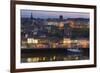 United Kingdom, England, North Yorkshire, Whitby. a View of the Harbour at Dusk.-Nick Ledger-Framed Photographic Print