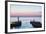 United Kingdom, England, North Yorkshire, Whitby. the Piers at Dusk.-Nick Ledger-Framed Photographic Print