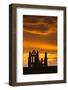 United Kingdom, England, North Yorkshire, Whitby. Whitby Abbey was founded in 657 AD by Oswy, the S-Nick Ledger-Framed Photographic Print