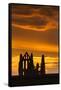 United Kingdom, England, North Yorkshire, Whitby. Whitby Abbey was founded in 657 AD by Oswy, the S-Nick Ledger-Framed Stretched Canvas