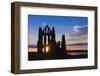 United Kingdom, England, North Yorkshire, Whitby - Whitby Abbey-Nick Ledger-Framed Photographic Print