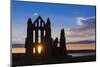 United Kingdom, England, North Yorkshire, Whitby - Whitby Abbey-Nick Ledger-Mounted Photographic Print