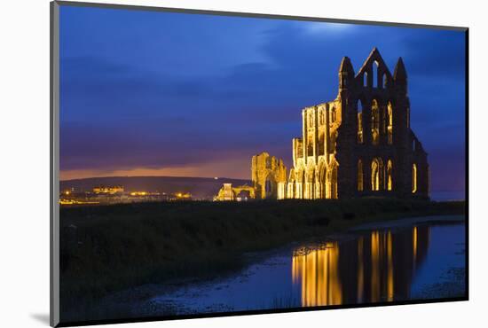 United Kingdom, England, North Yorkshire, Whitby - Whitby Abbey-Nick Ledger-Mounted Photographic Print