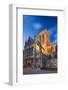 United Kingdom, England, North Yorkshire, York. the Minster at Dusk.-Nick Ledger-Framed Photographic Print