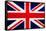 United Kingdom Flag Design with Wood Patterning - Flags of the World Series-Philippe Hugonnard-Framed Stretched Canvas