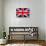 United Kingdom Flag Design with Wood Patterning - Flags of the World Series-Philippe Hugonnard-Mounted Art Print displayed on a wall