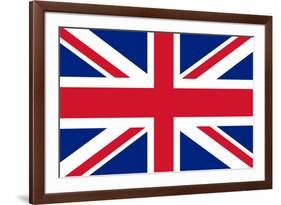 United Kingdom National Union Jack Flag-null-Framed Art Print