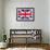 United Kingdom National Union Jack Flag-null-Framed Art Print displayed on a wall