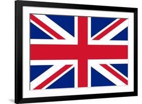 United Kingdom National Union Jack Flag-null-Framed Art Print