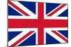 United Kingdom National Union Jack Flag-null-Mounted Poster