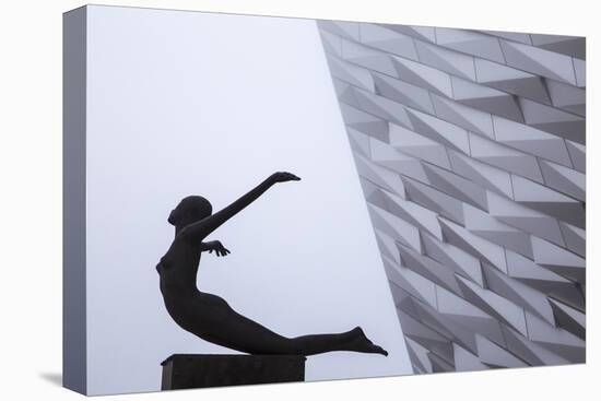 United Kingdom, Northern Ireland, Belfast, View of the Titanic Belfast Museum-Jane Sweeney-Stretched Canvas