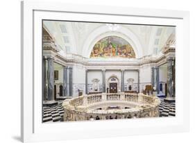 United Kingdom, Northern Ireland, County Antrim, Belfast. The interior of City Hall.-Nick Ledger-Framed Photographic Print