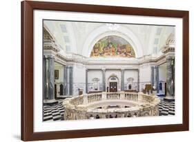 United Kingdom, Northern Ireland, County Antrim, Belfast. The interior of City Hall.-Nick Ledger-Framed Photographic Print