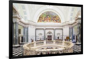 United Kingdom, Northern Ireland, County Antrim, Belfast. The interior of City Hall.-Nick Ledger-Framed Photographic Print