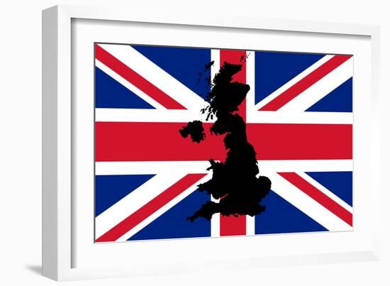 United Kingdom of Great Britain and Northern Ireland-LudvigCZ-Framed Art Print