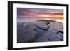 United Kingdom, Uk, Dorset, Sunset at Kimmeridge Bay-Fortunato Gatto-Framed Photographic Print