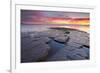 United Kingdom, Uk, Dorset, Sunset at Kimmeridge Bay-Fortunato Gatto-Framed Photographic Print