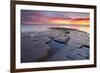 United Kingdom, Uk, Dorset, Sunset at Kimmeridge Bay-Fortunato Gatto-Framed Photographic Print