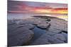 United Kingdom, Uk, Dorset, Sunset at Kimmeridge Bay-Fortunato Gatto-Mounted Photographic Print