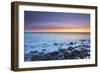 United Kingdom, Uk, Northumberland, Sunrise at Dunstanburgh Beach-Fortunato Gatto-Framed Photographic Print