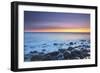 United Kingdom, Uk, Northumberland, Sunrise at Dunstanburgh Beach-Fortunato Gatto-Framed Photographic Print