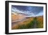 United Kingdom, Uk, Northumberland, Sunrise at Dunstanburgh Castle-Fortunato Gatto-Framed Photographic Print