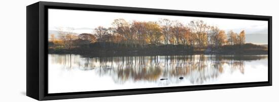 United Kingdom, Uk , Scotland, Highlands , Amazing Colours on Loch Nah Achlaise-Fortunato Gatto-Framed Stretched Canvas