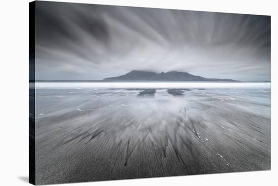 United Kingdom, Uk, Scotland, Highlands, Eigg Island, a Storm Approaching on Laig Bay-Fortunato Gatto-Stretched Canvas