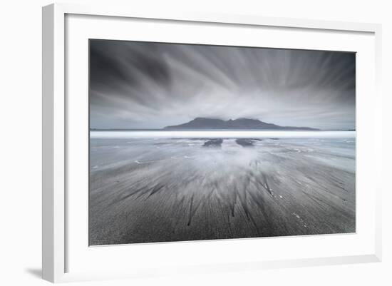 United Kingdom, Uk, Scotland, Highlands, Eigg Island, a Storm Approaching on Laig Bay-Fortunato Gatto-Framed Photographic Print