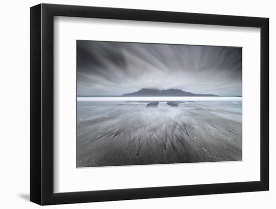 United Kingdom, Uk, Scotland, Highlands, Eigg Island, a Storm Approaching on Laig Bay-Fortunato Gatto-Framed Photographic Print