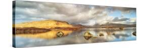 United Kingdom, Uk, Scotland, Highlands, Lochin Na H'Achlaise and the Black Mount, Rannoch Moor-Luciano Gaudenzio-Stretched Canvas