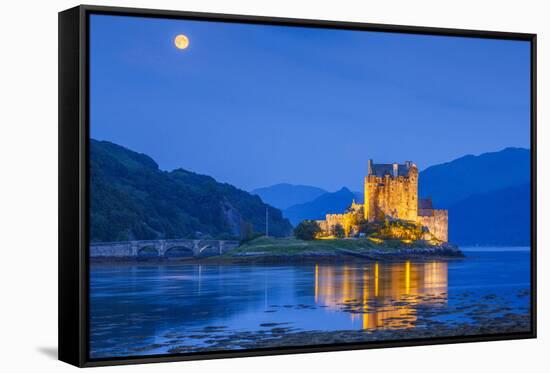 United Kingdom, Uk, Scotland, Inner Hebrides, Eilean Donan-Fortunato Gatto-Framed Stretched Canvas